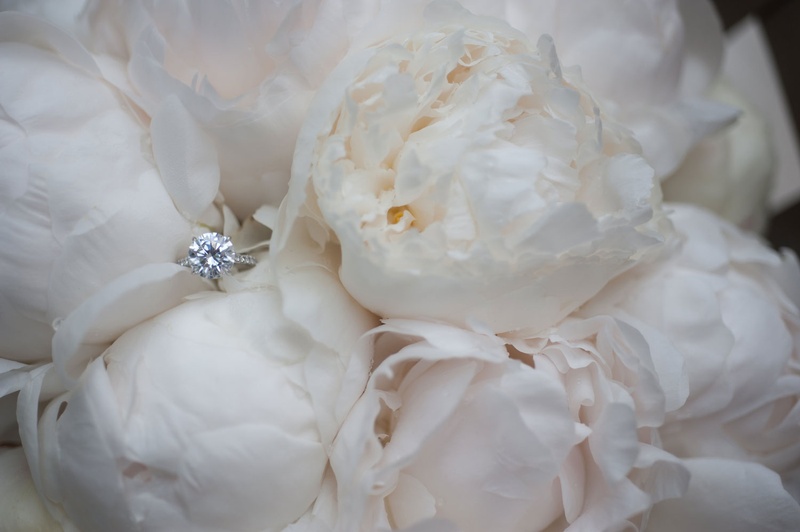 Solitaire Engagement Ring on Bed of Peonies
Photography: John Solano Photography
Read More:
http://www.insideweddings.com/weddings/an-opulent-garden-ceremony-ballroom-reception-in-beverly-hills/986/ Wedding ring solitaire diamond engagement ring pave band on white peony bouquet
