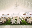 Tented Wedding Reception on Lawn