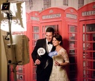 English-Themed Photo Booth