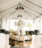Black Lampshades on Chandeliers
Photography: Brianna Wilbur Photography
Read More:
http://www.insideweddings.com/weddings/modern-strolling-wedding-at-a-private-estate-in-pennsylvania/962/ gold chiavari chairs with black bushions, crystal chandeliers with black lampshades