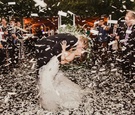 Confetti During First Dance