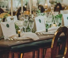 Luxurious Green & Gold Tablescape