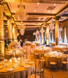 Blush, Ivory %26 Gold Wedding Reception
Photography: Peter Gubernat Photography
Read More:
http://www.insideweddings.com/weddings/spring-real-wedding-with-ivory-blush-gold-details-in-chicago/1184/ wedding reception the drake hotel chicago tall columns round table gold chair tall centerpiece