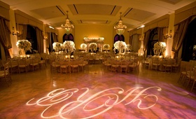 Elegant Ballroom Reception Space
Photography: Jay Lawrence Goldman Photography
Read More:
http://www.insideweddings.com/weddings/classic-contemporary-ballroom-wedding-in-pacific-palisades/264/ Monogram dance floor and chandliers