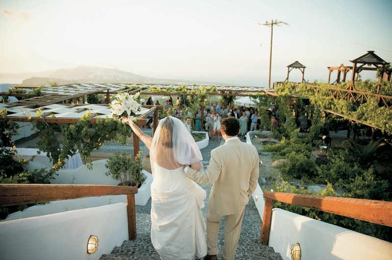 Destination Wedding Reception
Photography: Mark Nixon Photographer
Read More:
http://www.insideweddings.com/weddings/destination-wedding-on-the-greek-island-of-santorini/207/ Taverna Pygros restaurant in Pygros Village