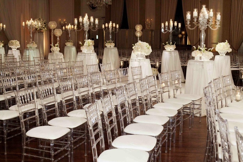 Ceremony Decor Photos Lucite Ceremony Chairs Inside Weddings