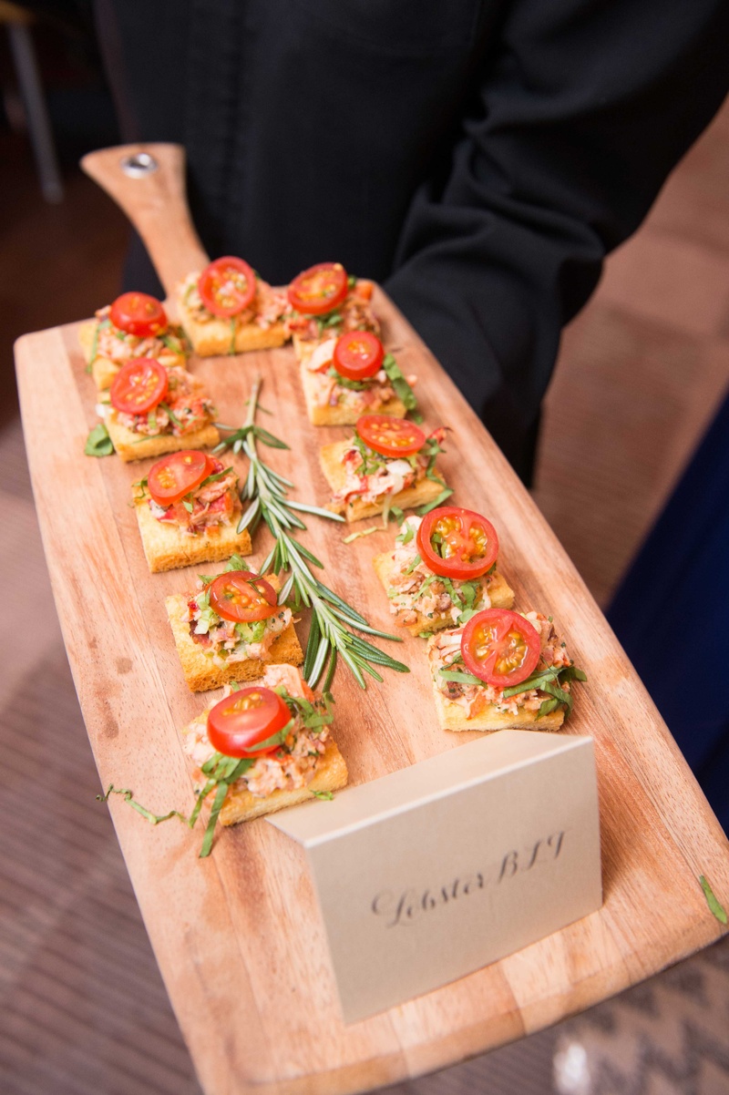 Food & Drink Photos Lobster BLT Appetizer Inside Weddings