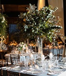 Centerpiece of Greenery
Photography: Vue Photography
Read More:
http://www.insideweddings.com/weddings/rustic-elegant-wedding-full-of-flowers-and-greenery-in-atlanta/1133/ square reception table with centerpiece of only greenery