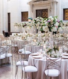 Soft, Light Centerpieces
Photography: Jenny Haas Photography
Read More:
http://www.insideweddings.com/weddings/detroit-lions-taylor-deckers-timeless-wedding-at-ohio-statehouse/1278/ ohio statehouse wedding with color palette of blush, ivory, some greenery