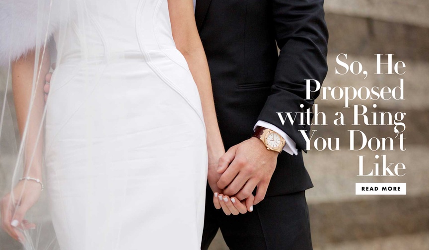 When You Don't Like Your Engagement Ring
Article: What to Do When You Don't Like Your Engagement Ring
Photography: Bob %26 Dawn Davis Photography
Read More:
http://www.insideweddings.com/news/jewelry/what-to-do-when-you-dont-like-your-engagement-ring/3398/ what to do if you don't like your engagement ring