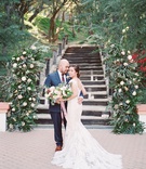 Jordan Bagsic %26 Kimbal Leonardo
Photography: Anya Kernes Photography
Read More:
http://www.insideweddings.com/weddings/outdoor-wedding-with-dusty-rose-powder-blue-lavender-palette/1288/ wedding portrait bride and groom outdoors loose bouquet navy blue suit brown dress shoes