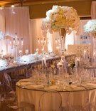 White Reception Concept, Clear Elements
Photography: Duke Photography
Read More:
http://www.insideweddings.com/weddings/persian-american-wedding-with-mirror-detailing-in-newport-beach-ca/862/ white reception concept clear elements glass vases tall florals long round tables pelican hill
