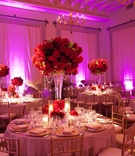 Red %26 Pink Ballroom Reception
Photography: Jay Lawrence Goldman Photography
Read More:
http://www.insideweddings.com/weddings/classic-wedding-with-crystal-golden-details-in-beverly-hills/1/ Round tables with red floral centerpieces