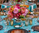 Colorful Peony Centerpiece