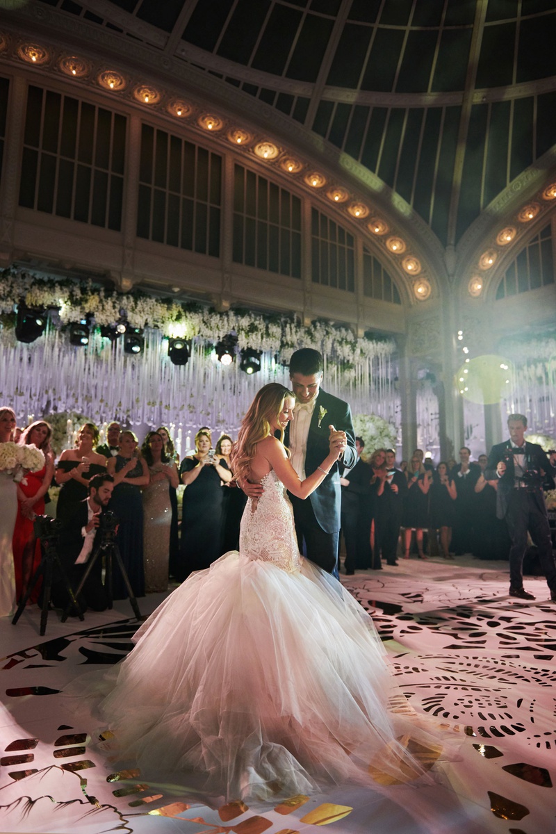 Bride %26 Groom First Dance at Library
Photography: Christian Oth Studio
Read More:
http://www.insideweddings.com/weddings/traditional-cathedral-wedding-luxury-reception-in-new-york-city/1331/ bride in galia lahav wedding dress from bridal reflections first dance with groom new york library