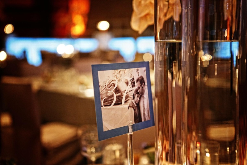 Table Number
Photography: Tomas Ramos Photographers
Read More:
http://www.insideweddings.com/weddings/houston-indian-wedding-celebration-with-800-person-guest-list/435/ Wedding table numbers printed on sepia-tone photos of the couple