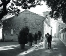Bride and Groom in Tuscany