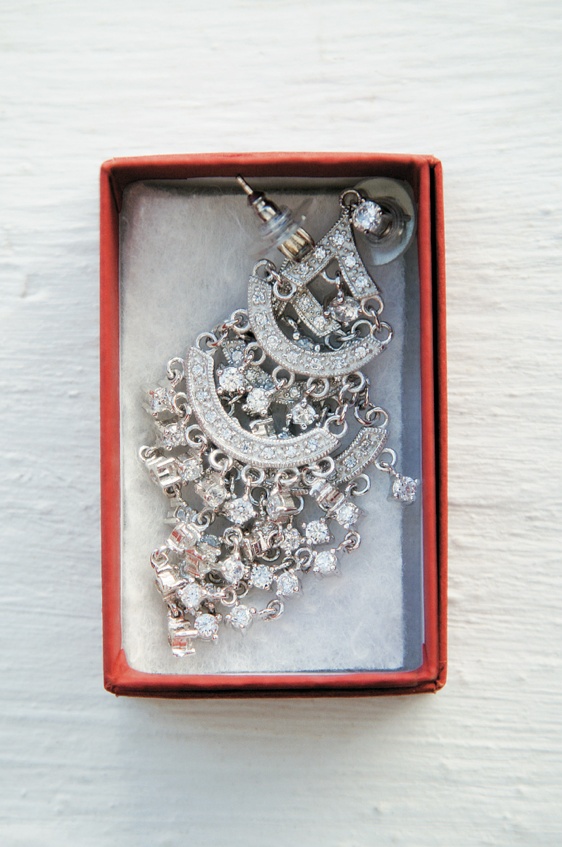 Vintage-Inspired Earrings
Photography: Mark Nixon Photographer
Read More:
http://www.insideweddings.com/weddings/destination-wedding-on-the-greek-island-of-santorini/207/ Hollywood glam bridal jewelry in red box