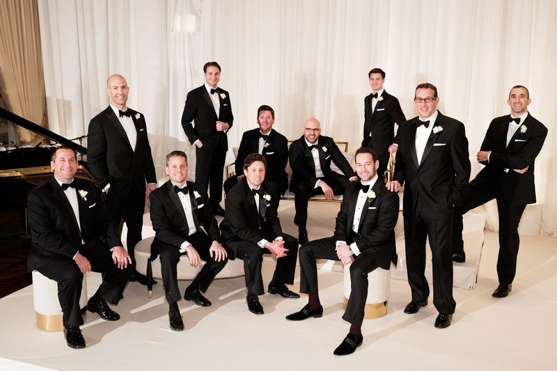 Groom %26 Groomsmen on Lounge Furniture
Photography: Bob %26 Dawn Davis Photography
Read More:
http://www.insideweddings.com/weddings/modern-glamorous-jewish-wedding-with-unique-decor-in-chicago/1154/ Wedding ceremony chicago groom and groomsmen tuxedo attire black tie white gold lounge furniture