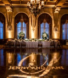 Dance Floor Lighting
Photography: B%26G Photography
Read More:
http://www.insideweddings.com/weddings/classic-elegant-wedding-at-a-private-club-in-los-angeles/508/ names of couple and their monogram projected onto dance floor
