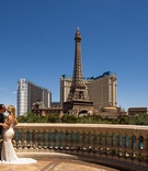 Newlyweds in Las Vegas
Photography: D2 Photography
Read More:
http://www.insideweddings.com/weddings/luxurious-italian-inspired-destination-wedding-in-las-vegas/1194/ bride and groom on balcony of bellagio with view of the las vegas strip eiffel tower