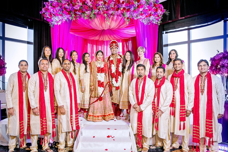 Vibrant Indian Wedding With Purple Details In New York City Inside