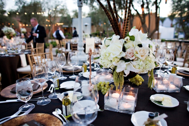 Reception Decor Photos Outdoor Italy Inspired Wedding Decor