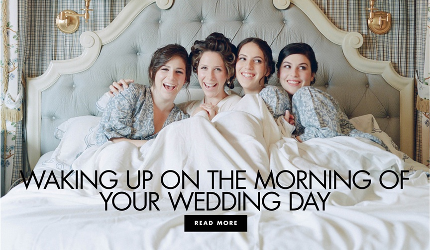 waking up on the morning of your wedding day what to do the morning of your ceremony and reception