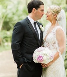 Bride and Groom Look Into Each Other's Eyes
Photography: Brooke Images
Read More:
http://www.insideweddings.com/weddings/oceanfront-ceremony-classic-ballroom-reception-in-florida/936/ bride in alon livne lace dress looks into eyes of groom in hugo boss suit