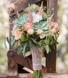 Rustic-Elegant Bouquet for Wedding
Photography: Christine Bentley Photography
Read More:
http://www.insideweddings.com/weddings/a-rustic-elegant-barn-wedding-in-santa-barbara-california/980/ Bride succulent rose greenery berry leaf wedding bouquet rustic elegant theme barn wedding