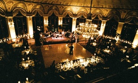 Bird's-Eye View of Reception
Photography: Riccis Valladares Photography
Read More:
http://www.insideweddings.com/weddings/elegant-fall-wedding-at-the-breakers-in-palm-beach-florida/260/ The Breakers Circle Ballroom from above