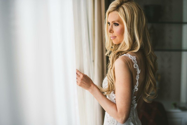 Spring Real Wedding With Ivory Blush Amp Gold Details In