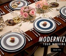 How to Modernize Your Wedding China