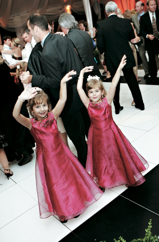 Flower Girls Dancing
Photography: Tamara Lackey Photography
Read More:
http://www.insideweddings.com/weddings/lime-green-hued-fall-wedding-in-south-carolina/219/ Cute girls in pink dresses on dance floor