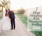 Mindy Weiss' Planning Tips