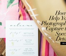 Photography Tips for Wedding Details