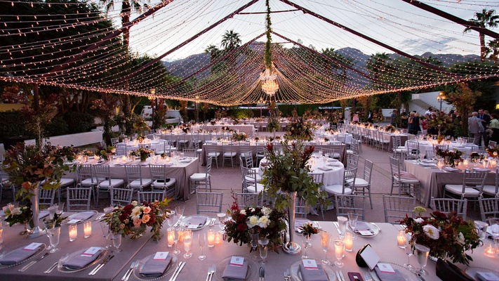 Fall Outdoor Wedding At A Luxury Resort In The California Desert