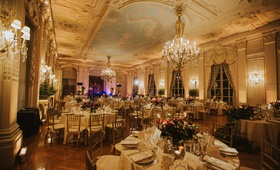 Rosecliff Mansion Reception Ballroom
Photography: Steve DePino
Read More:
http://www.insideweddings.com/weddings/sophisticated-wedding-at-historic-venues-in-newport-rhode-island/1247/ wedding reception at rosecliff mansion newport rhode island grand venue chandelier painted ceilings