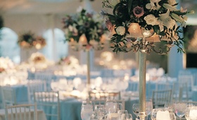 Tall Floral Centerpieces
Photography: Paul Barnett Photographer
Read More:
http://www.insideweddings.com/weddings/at-home-spring-affair-in-southern-california/37/ Candelabra centerpiece with pink flowers