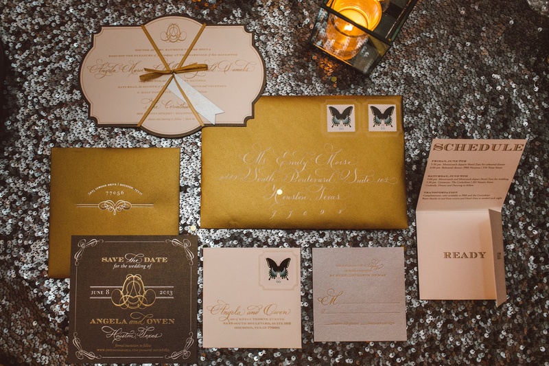 Golden Wedding Stationery
Photography: J. Cogliandro Photography
Read More:
http://www.insideweddings.com/weddings/angela-mecca-and-owen-daniels/540/ Gold save-the-date and response cards