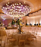View of Dance Floor and Stage
Photography: John Solano Photography
Read More:
http://www.insideweddings.com/weddings/summer-sunflower-ceremony-garden-inspired-reception/396/ Beverly Hills Hotel Crystal Ballroom reception