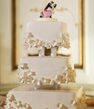Wedding Cake
Photography: STAK Photography
Read More:
http://www.insideweddings.com/weddings/new-york-country-club-wedding-incorporating-chinese-customs/426/ White wedding cake with square tiers and small white sugar flowers