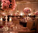 Pink Floral Centerpieces