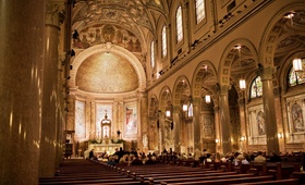 New York City Church Ceremony
Photography: Christian Oth Studio
Read More:
http://www.insideweddings.com/weddings/summer-wedding-packed-with-details-at-the-new-york-public-library/235/ Roman Catholic Church of St. Ignatius Loyola