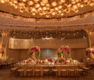 Ballroom Reception with Hanging Roses