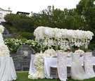 Tablescape Next to Wedding Cake
