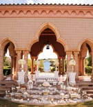 Persian Wedding Ceremony in Del Mar
Photography: Lin %26 Jirsa Photography
Read More:
http://www.insideweddings.com/weddings/unique-alfresco-persian-ceremony-timeless-reception-in-san-diego/1322/ wedding ceremony mediterranean style pavilion staircase stage sofreh table display