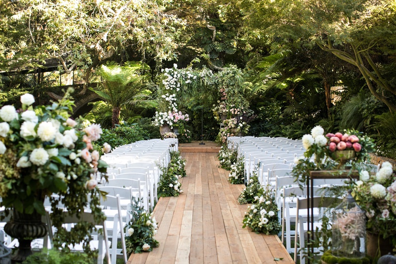 Wood Aisle %26 Garden Fall Ceremony
Photography: Samuel Lippke Studios
Read More:
http://www.insideweddings.com/weddings/tuscany-meets-rustic-california-outdoor-wedding-under-the-stars/1336/ wedding ceremony hotel bel-air geller events the hidden garden fall flowers white chairs wood plank