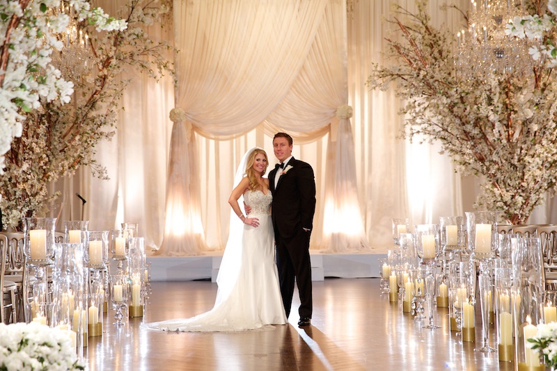Jewish Ceremony at The Standard Club
Photography: Bob %26 Dawn Davis Photography
Read More:
http://www.insideweddings.com/weddings/glamorous-ivory-blush-spring-wedding-at-a-private-club-in-chicago/685/ Bride in a strapless Pnina Tornai dress, groom in a black tuxedo at Jewish wedding ceremony site