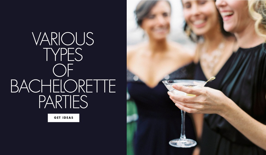 What Type of Bachelorette Party is Right for You?
Article: What Type of Bachelorette Party Is Right for You?
Photography: Branco Prata
Read More:
http://www.insideweddings.com/news/planning-design/what-type-of-bachelorette-party-is-right-for-you/4481/ Various types of bachelorette parties find out which one is right for you